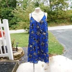 Vince Camuto Ba Chiffon Knit Underlay Tank Dress